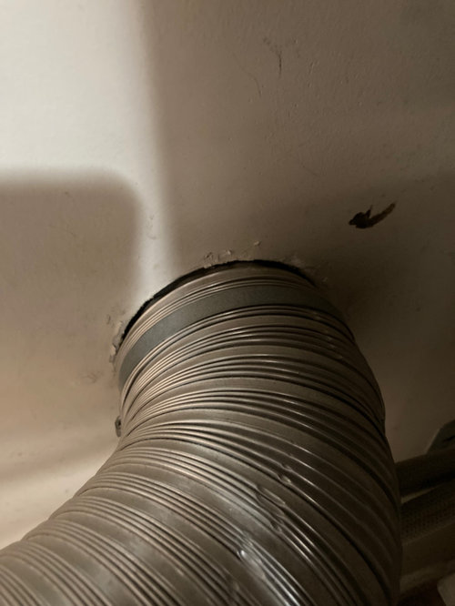 Best way to insulate around dryer vet pipe?