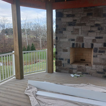 Union | 2-Story Covered Octagon Custom Deck