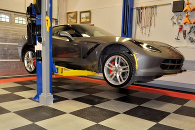 Inspiration for a garage remodel in Dallas
