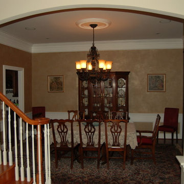 Lusterstone Plaster Finish in a Dining Room by Tom Taylor