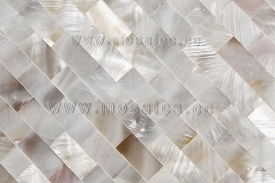 Silver White Natural Mother of Pearl Tile