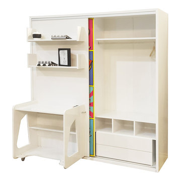 Studio 5 Twin Wall Bed System with Desk