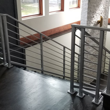 Interior Welded Horizontal Railing