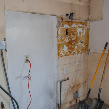 Demolition of old kitchen range
