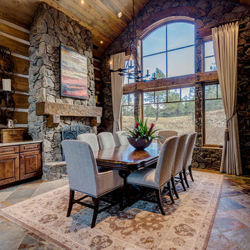 Transitional Mountain Cabin