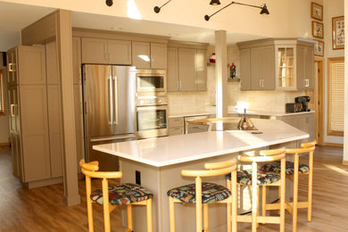 Example of a french country kitchen design in Minneapolis