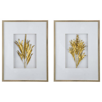 Botanical Wall Accent, Gold