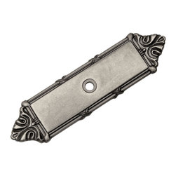 Cosmas - Cosmas 9467WN Weathered Nickel Cabinet Knob Backplate, Set of 25 - Cabinet And Drawer Hardware