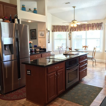 Absolute Black Slidell Kitchen
