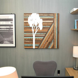 Reclaimed Eucalyptus - Mixed Media Art