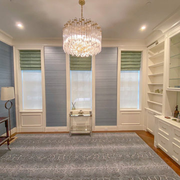 Lenox Hill/ Manhattan Home- Drapery and Roman Shades