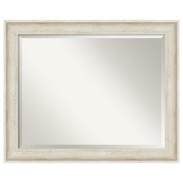 Regal Birch Cream Beveled Wall Mirror - 32.75 x 26.75 in.
