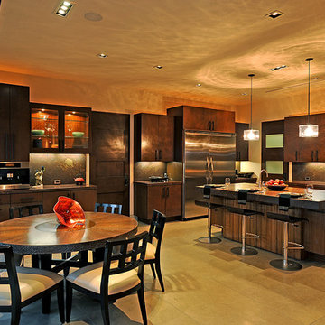 Contemporary Custom Home with Asian Influence