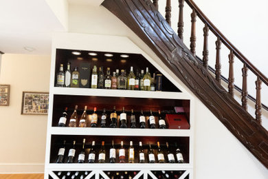Staircase - french country staircase idea in Charlotte