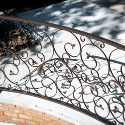 Wrought Iron Railing and Gate. - Home Fencing And Gates