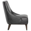 Sunpan 5West Elias Lounge Chair - Marseille Black Leather