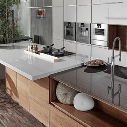 Geoluxe Eramo & Nestos Gray (Polished) Kitchen Installation - Products