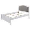 Furniture of America Lorvyn Wood 2-Piece Twin Bedroom Set in White