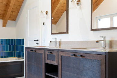 Landhaus Badezimmer in München