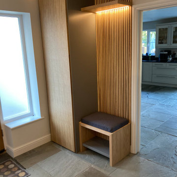 Entranceway Coat Cupboard and Bench