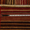 Striped Oriental Rug Modern Gabbeh 100% Wool, Hand-Knotted Rug