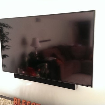 Using Philips HUE LED Lightstrips for a TV Mount in Mt Prospect