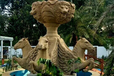 15 feet classical fountain