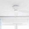 Honeywell Glen Alden Low Profile Ceiling Fan, 52 Inch, White, No Light