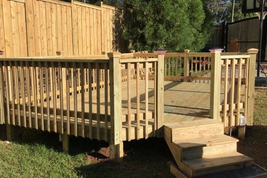 Custom fence and deck