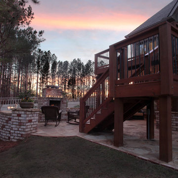 brick & stone patio