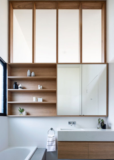 コンテンポラリー 浴室 by Watershed Architects