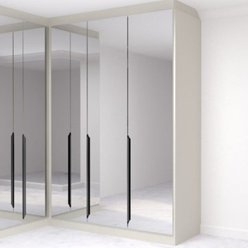 Picturesque White Mirrored Wardrobe Design Ideas From Inspired Elements