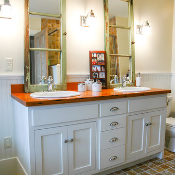 Re-claimed Wood Counter Top Vanities