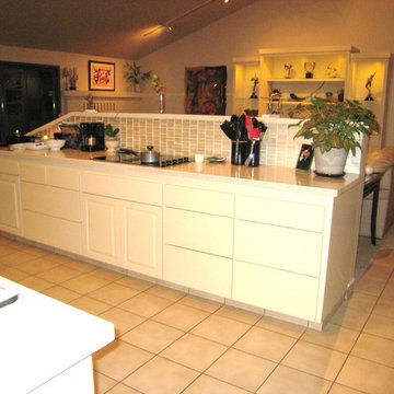 Updated and Refaced Kitchen Cabinetry
