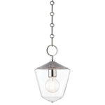 Hudson Valley Lighting - Greene 1-Light Small Pendant, Polished Nickel - Features: