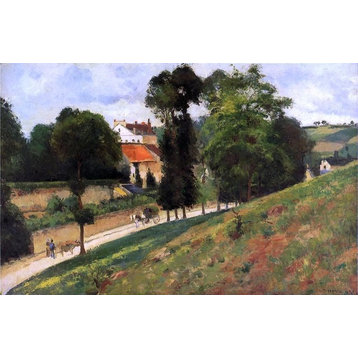 Camille Pissarro The Saint-Antoine Road at l-Hermitage- Pontoise Wall Decal