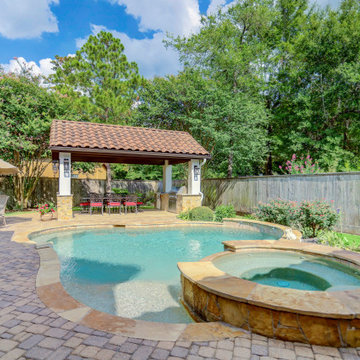 Poolside Pavilion Outdoor Structure | Sterling Ridge, The Woodlands