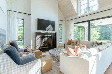 Example of a living room design in Calgary