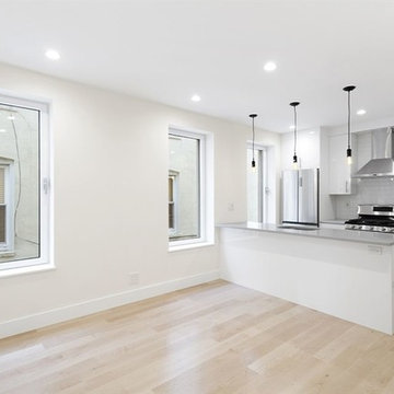 White High Gloss Kitchen & Bath Remodeling