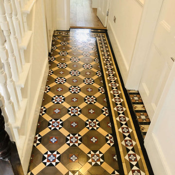 Victorian Tiled Hallway Floor Deep Cleaned and Sealed in Chesham