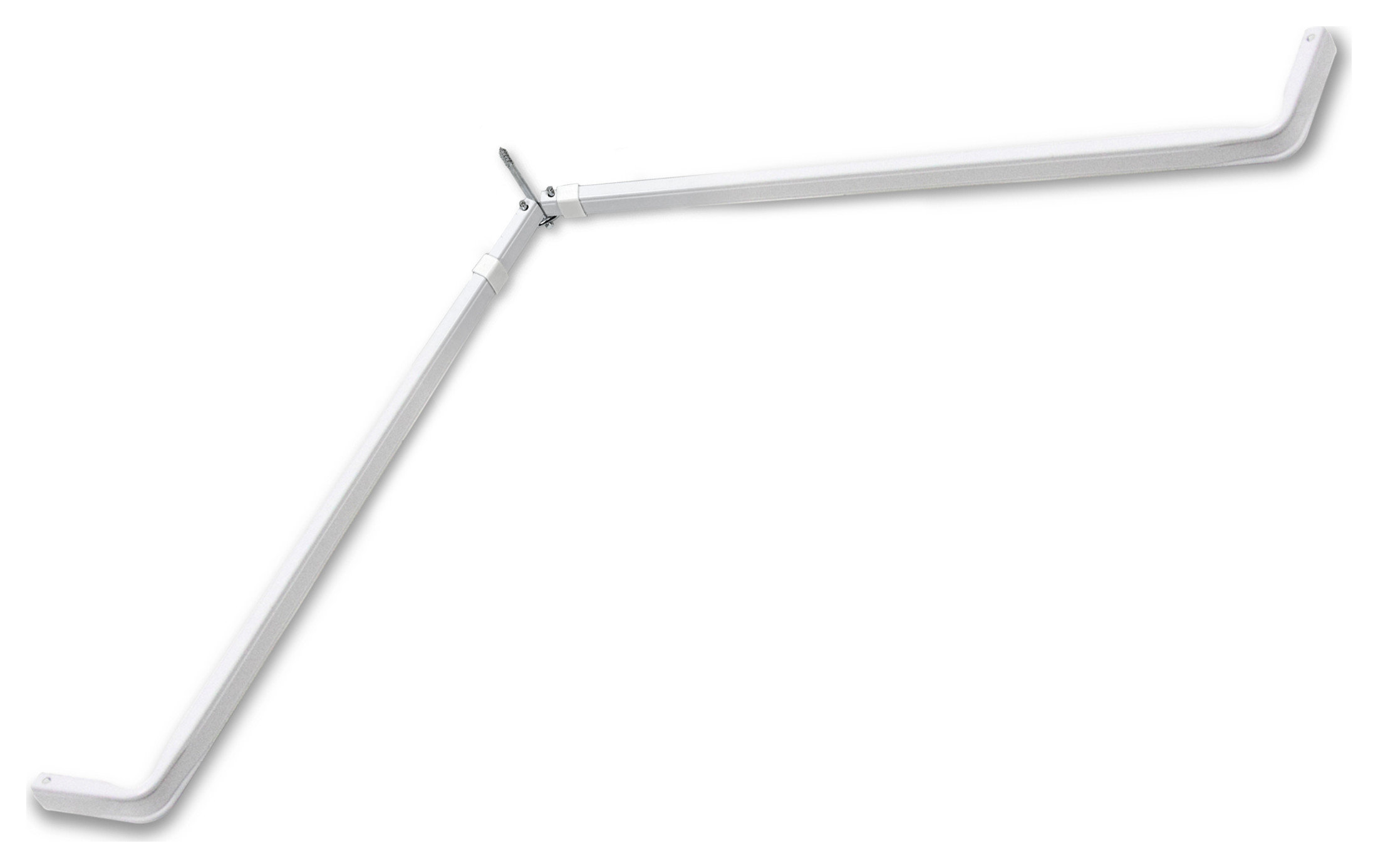 Lockseam Corner Window Curtain Rod Transitional Curtain Rods by Rod Desyne Houzz