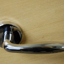 Polished Chrome Door Handle - Door Hardware