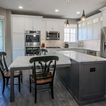 Outdated Kitchen gets a beautiful update!