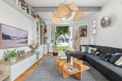 Inspiration for a contemporary living room in London.