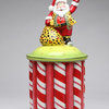 Santa on Top Cookie Jar