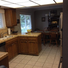 My Houzz kitchen and bath remodel before and after pictures.