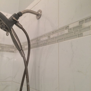 Calcutta Porcelain Tile Bath