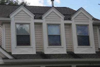Double Hung Windows with Custom Trim in Buffalo Grove, IL