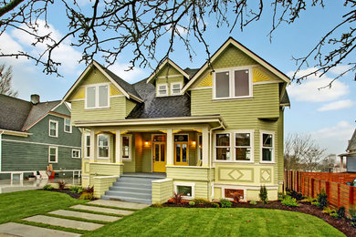 Inspiration for an exterior home remodel in Seattle