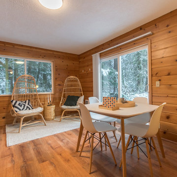 Multi purpose room for eating, games, or relaxation